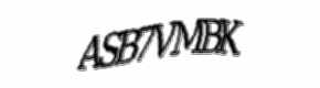 Security check image, please type the characters shown